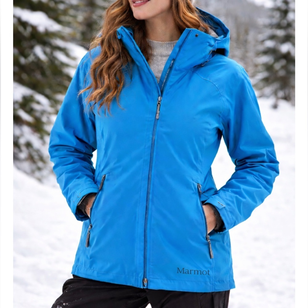 MARMOT Sugar Loaf Component Jacket Blue Size Medium